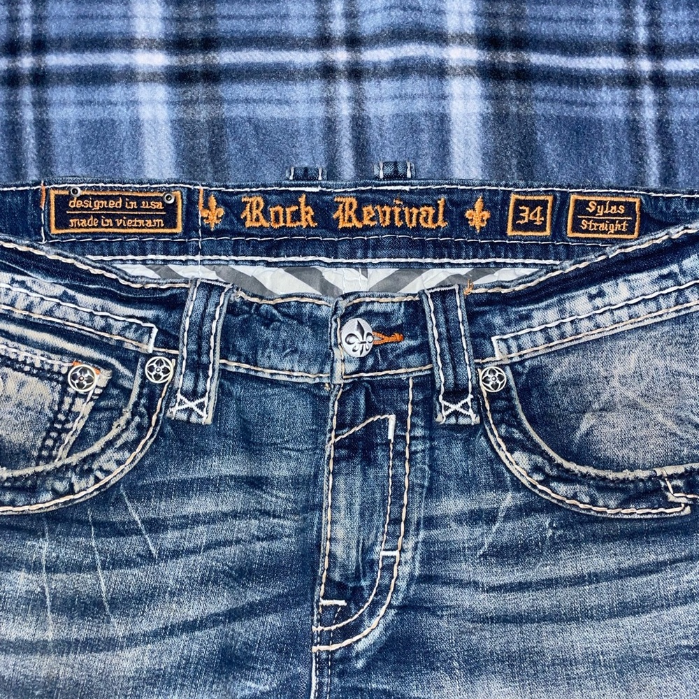 Rock Revival Blue Bootcut Jeans